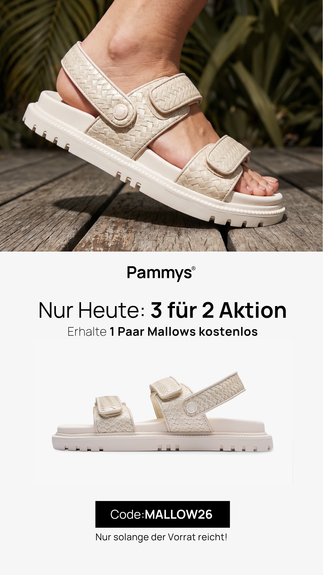 Pammys Facebook ad