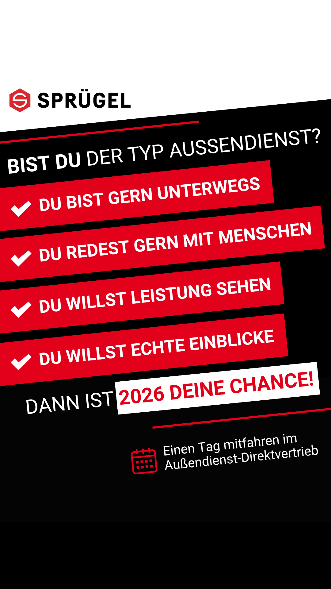 Dein neuer Karriereweg Facebook ad from May 19, 2026