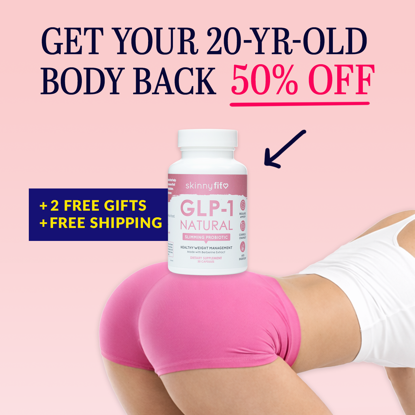 SkinnyFit Facebook ad