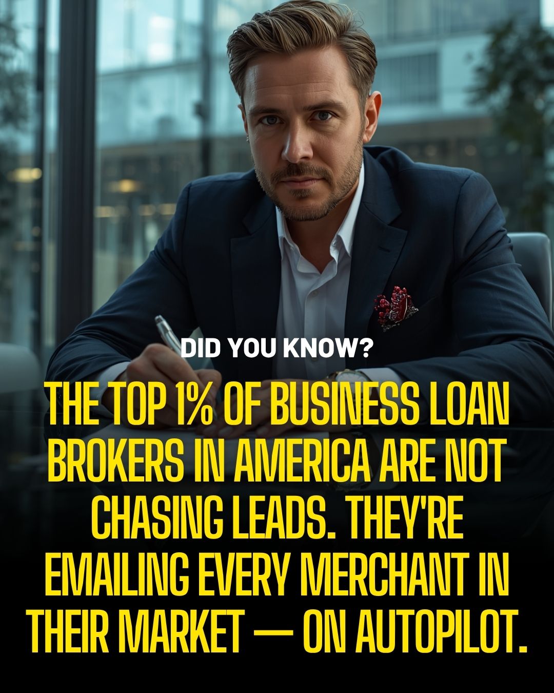 Borks Facebook ad: Get Connected With EVERY Merchant In Your Market