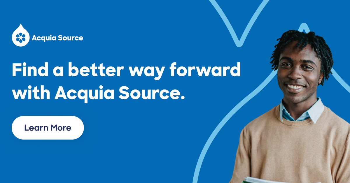Acquia Facebook ad