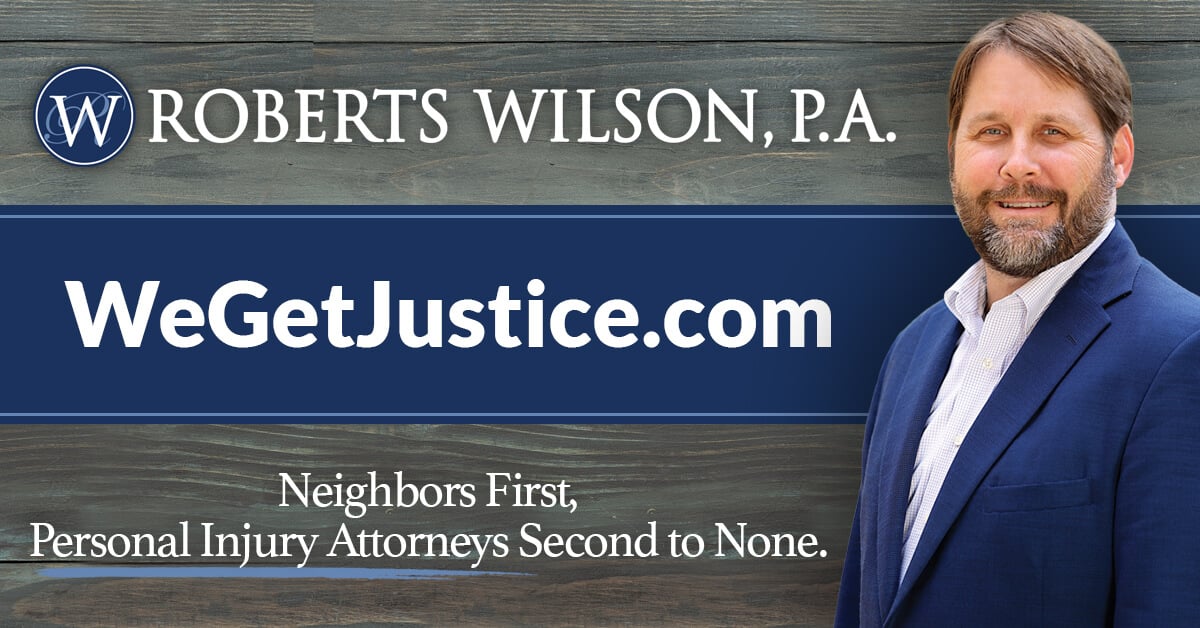 Roberts Wilson, P.A. Injury Lawyers Facebook ad: Personal Injury Lawyer | Car Accident Injury Attorney |…