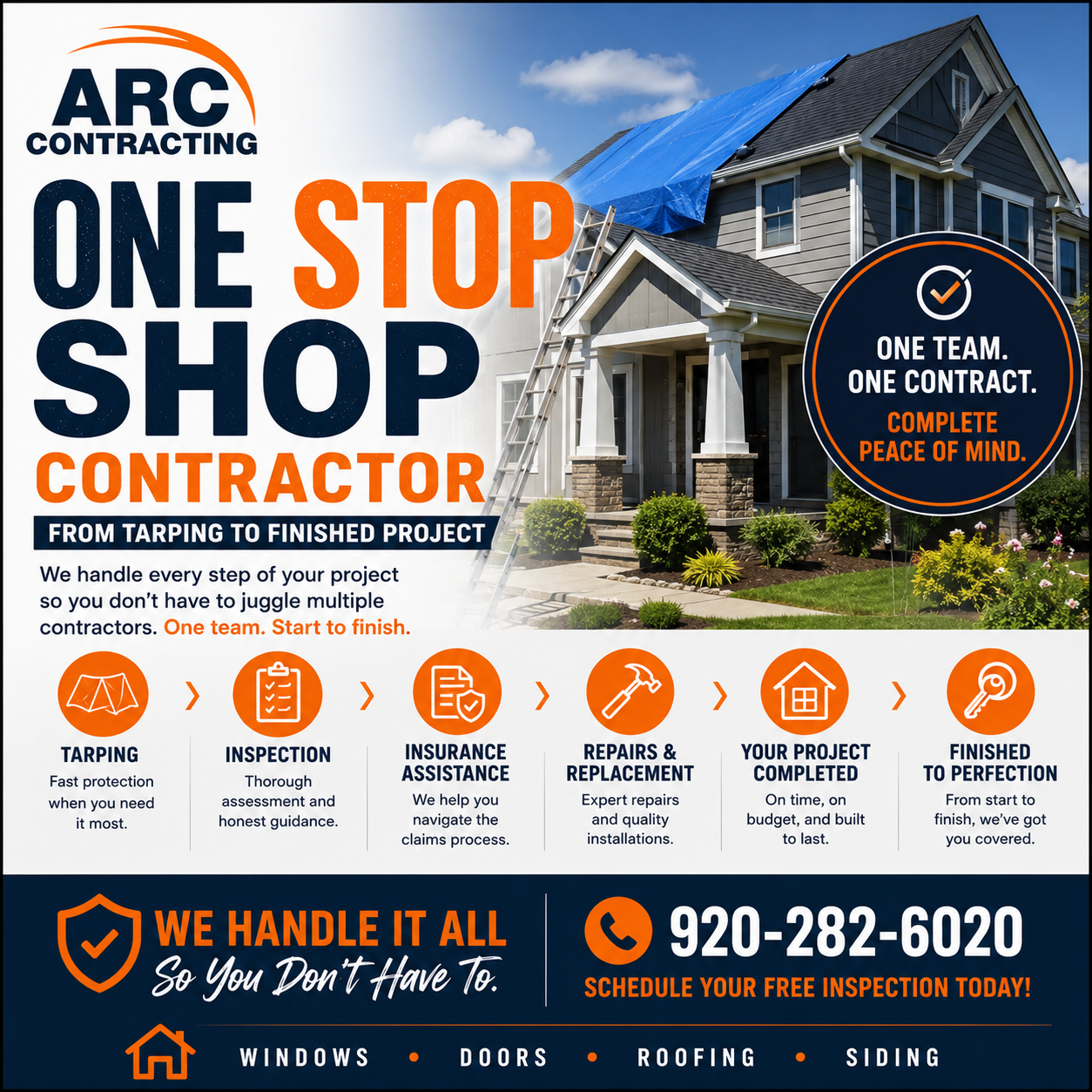 ARC Contracting Facebook ad