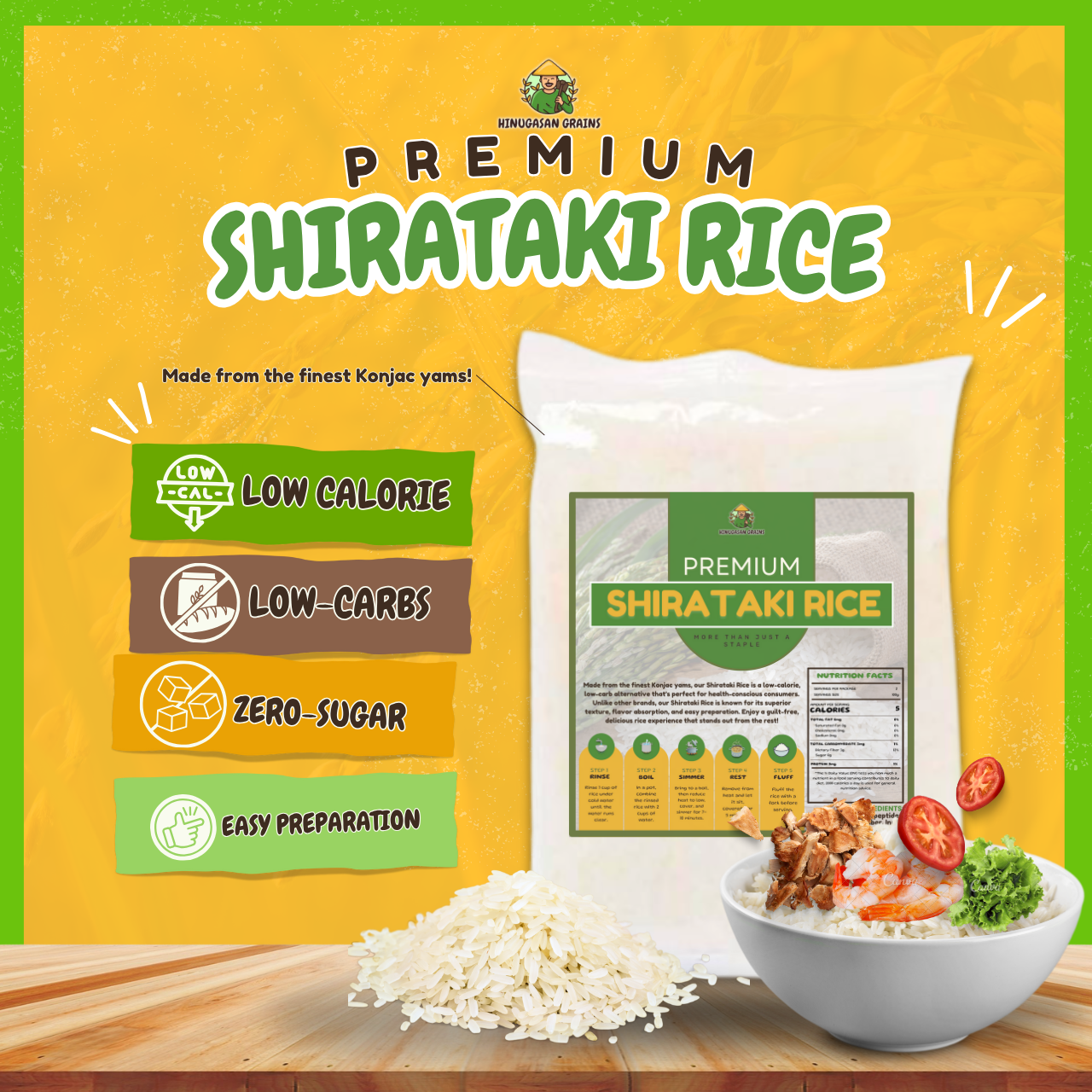 Hinugasan Grains Facebook ad
