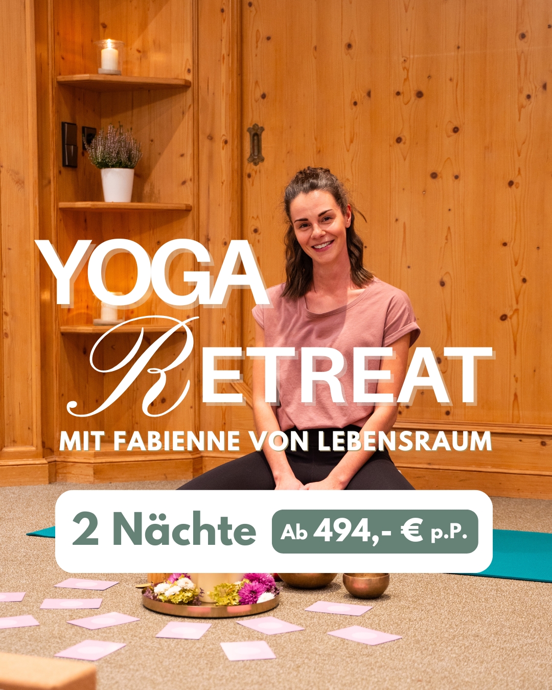 Landhotel & Restaurant Hirschen Facebook ad: Raus aus dem Alltag, rein in die Entspannung.