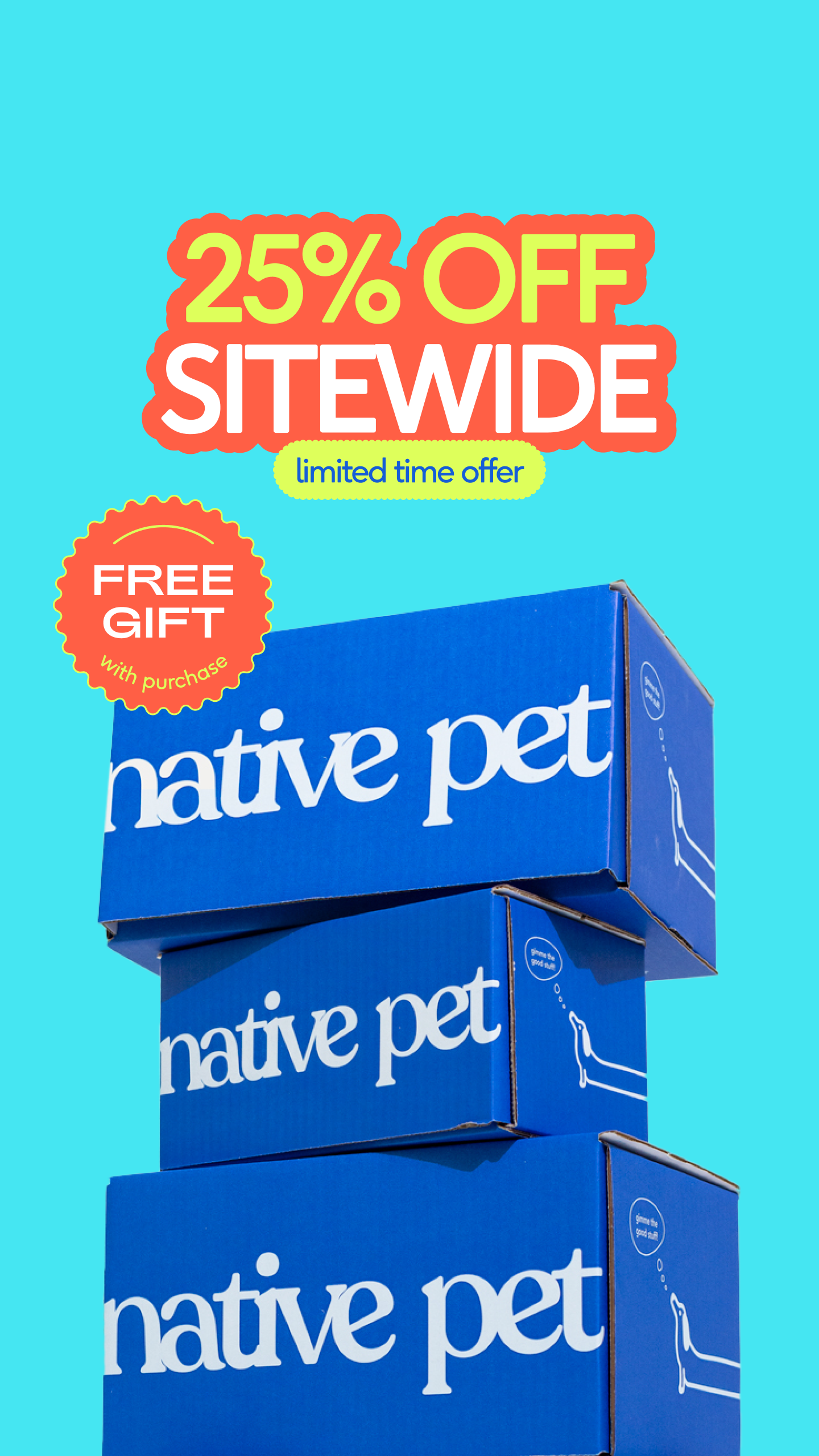 Native Pet Facebook ad
