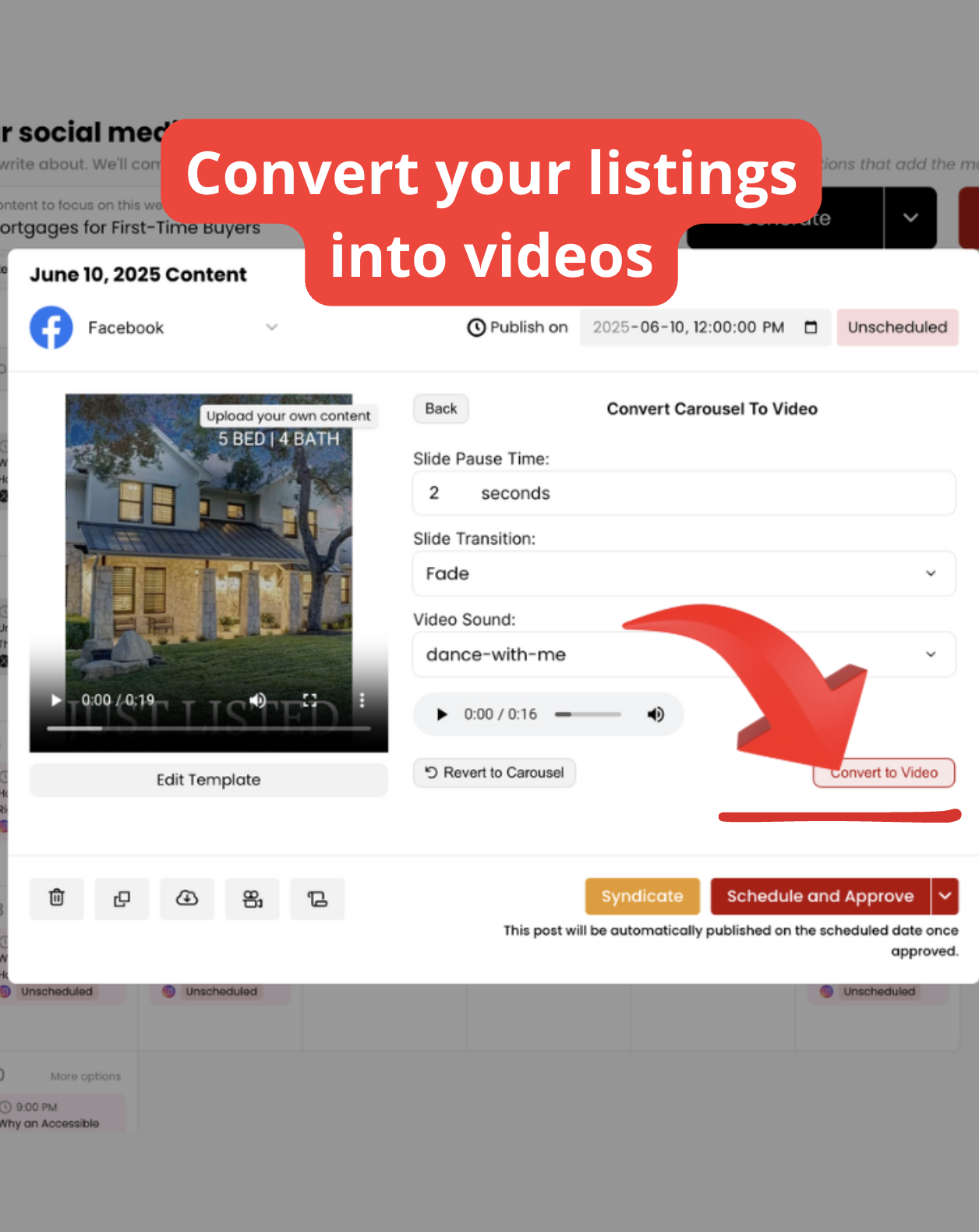 RealEstateContent.ai Facebook ad