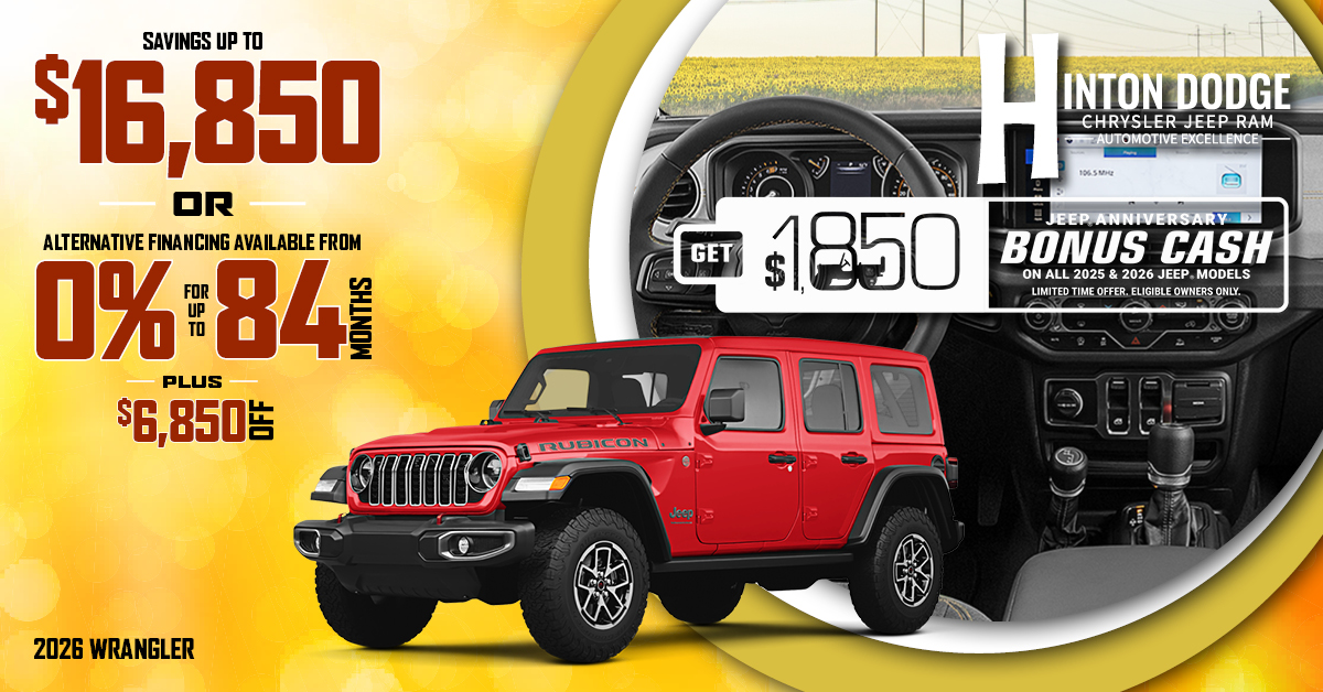 Hinton Dodge Chrysler Ram Jeep Facebook ad