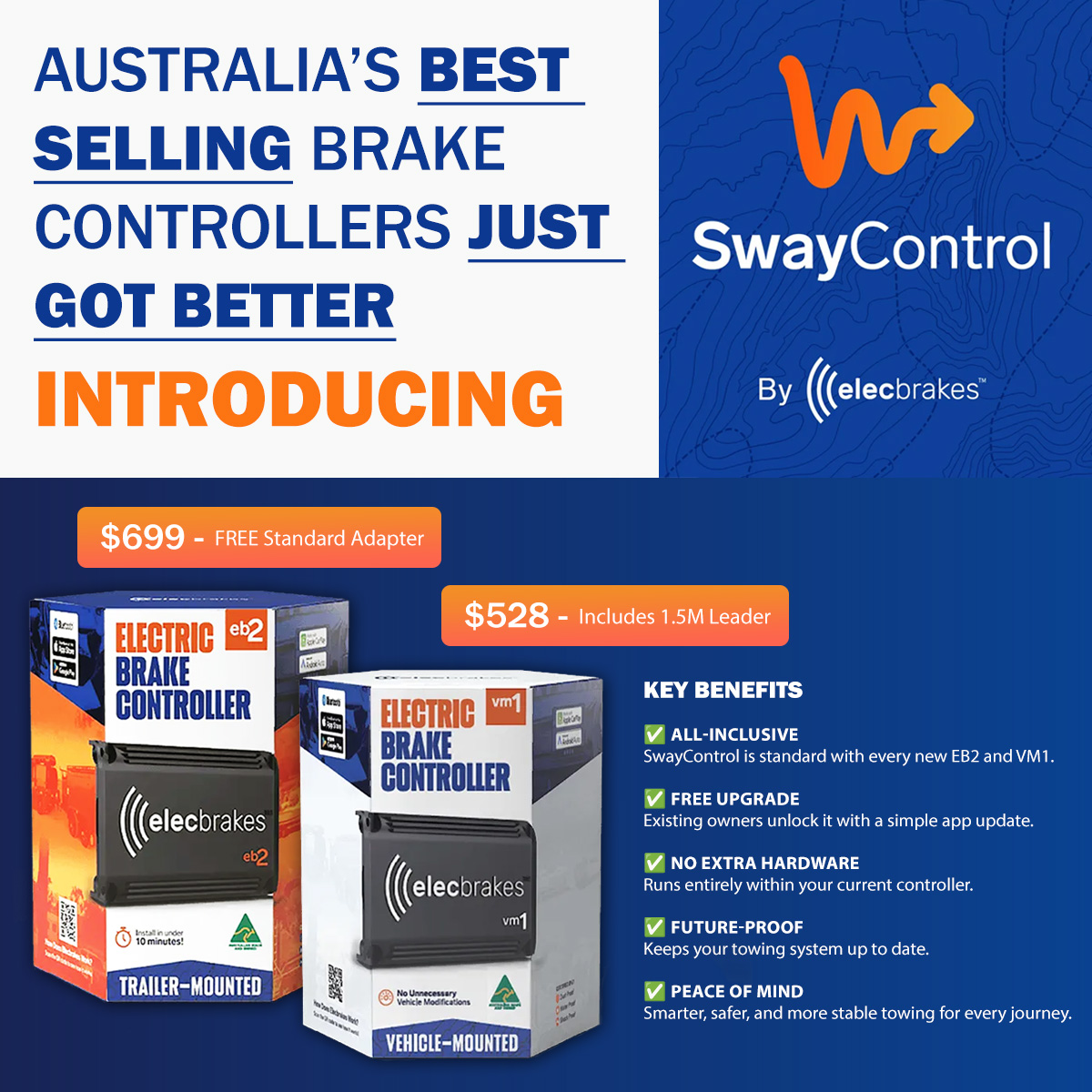4X4 OFF ROAD Facebook ad: Elecbrakes Range now with Sway Control