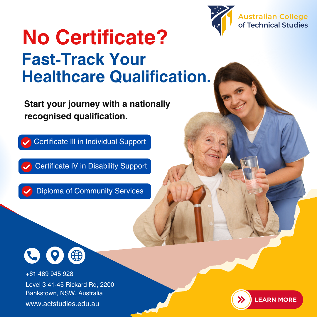 Australian College of Technical Studies-RTO 46254 Facebook ad: Get Certified Fast- Easy & Hassle Free Process!
