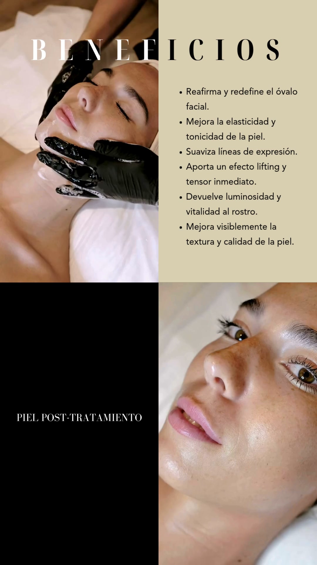 Beldon Beauty Facebook ad: Tu piel necesita volver a su sitio.