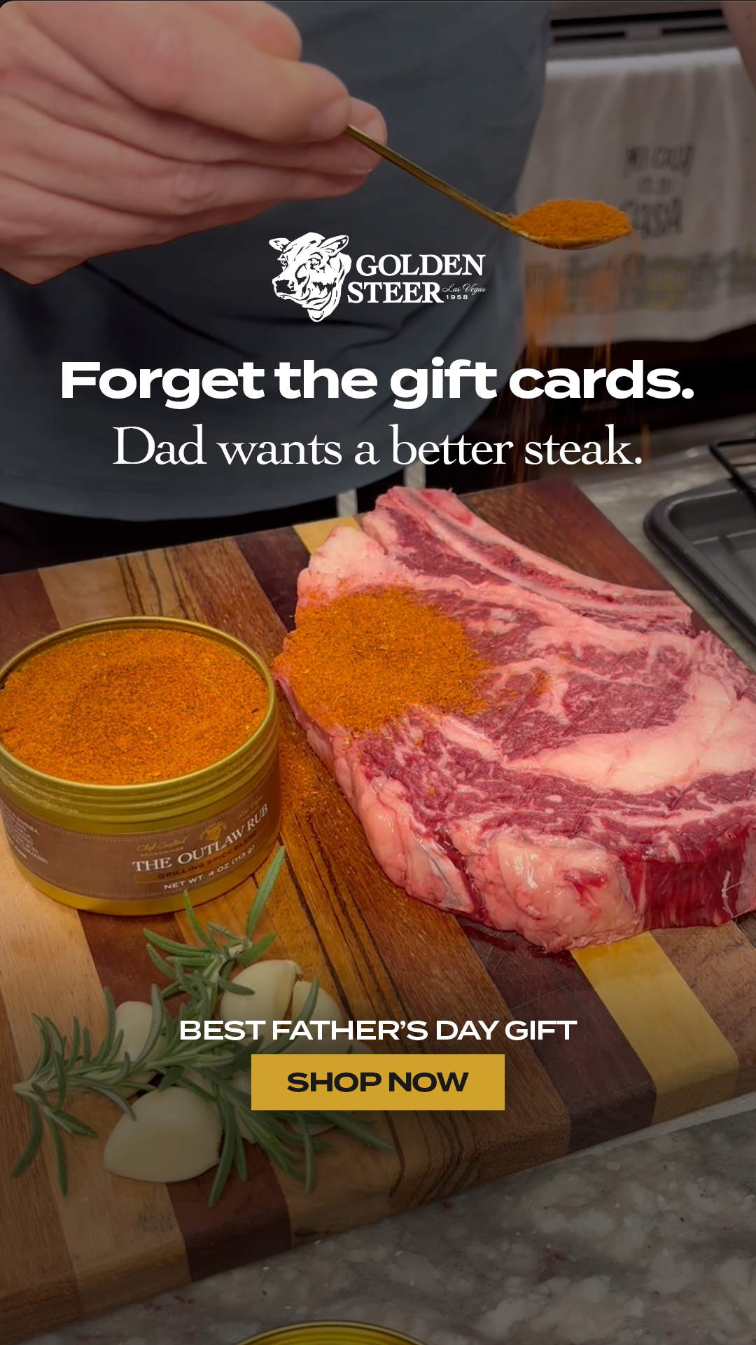 Golden Steer Steak Company Facebook ad