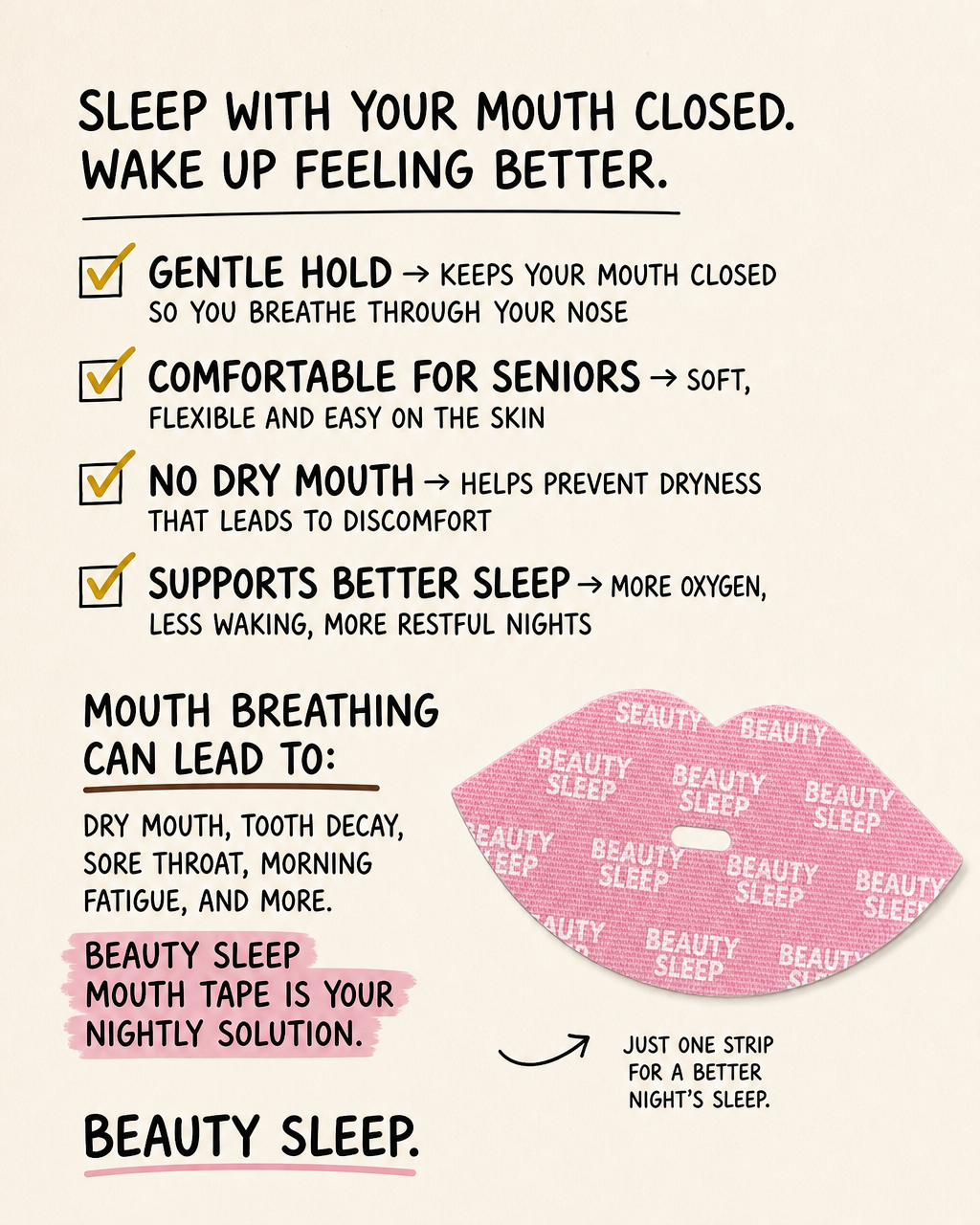Beauty Sleep Facebook ad