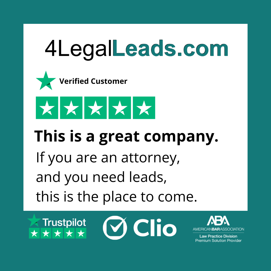 4LegalLeads.com: Leads for Law Firms & Selling Legal Plans Facebook ad