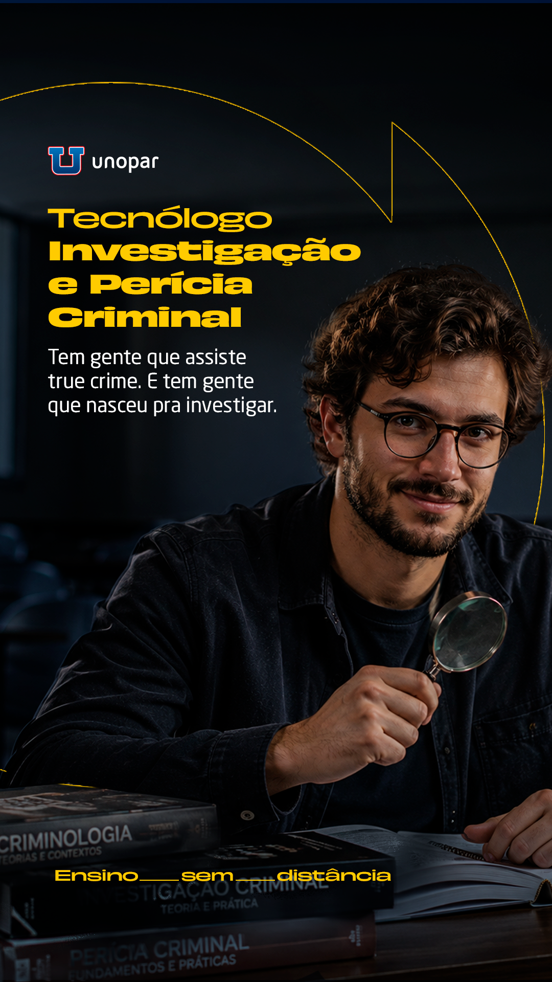 Unopar Universidade Facebook ad: Seu próximo passo está aqui