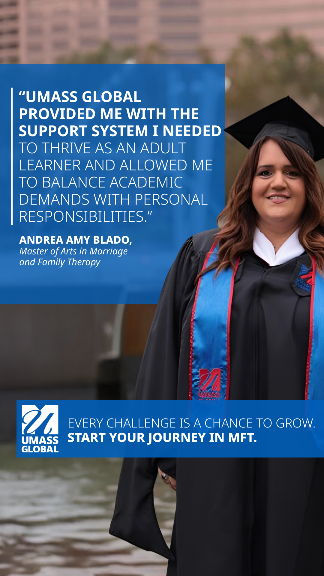 UMass Global Facebook ad