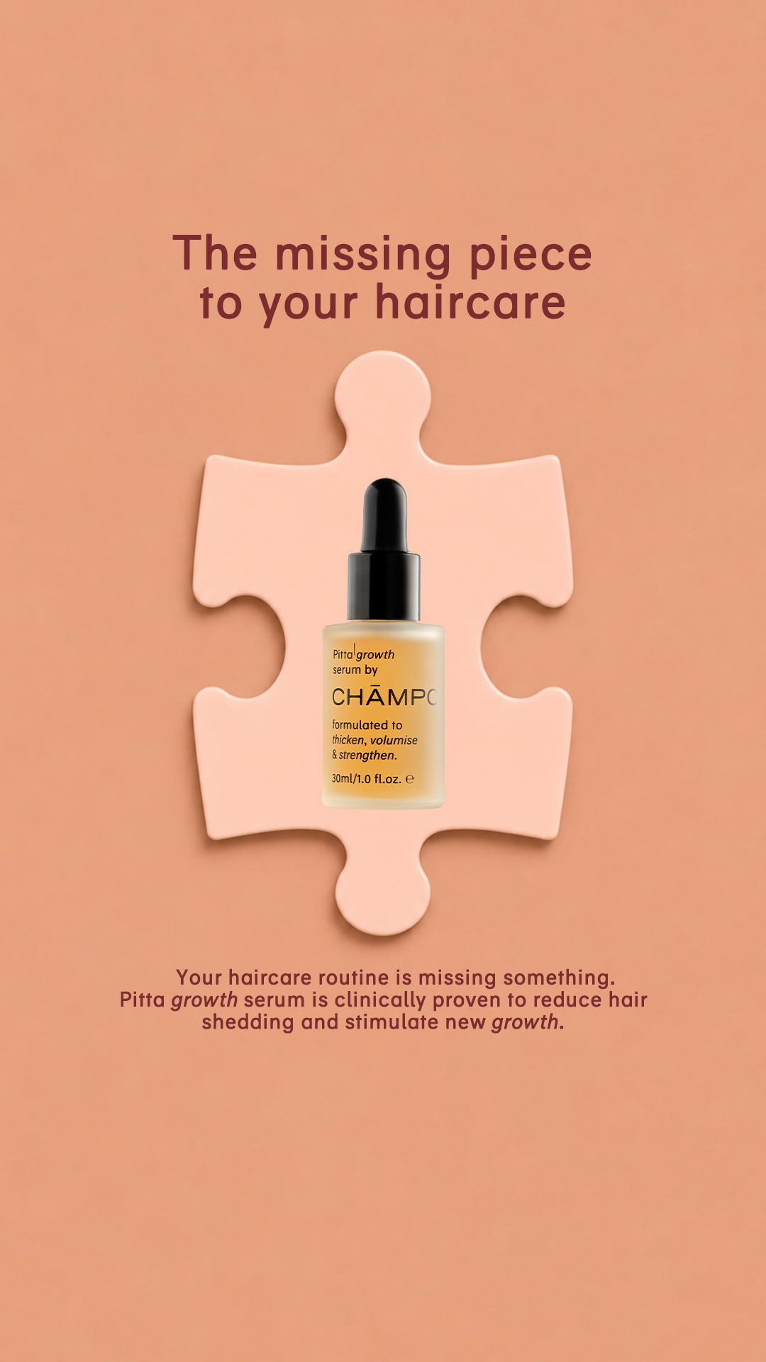 Chāmpo Haircare Facebook ad