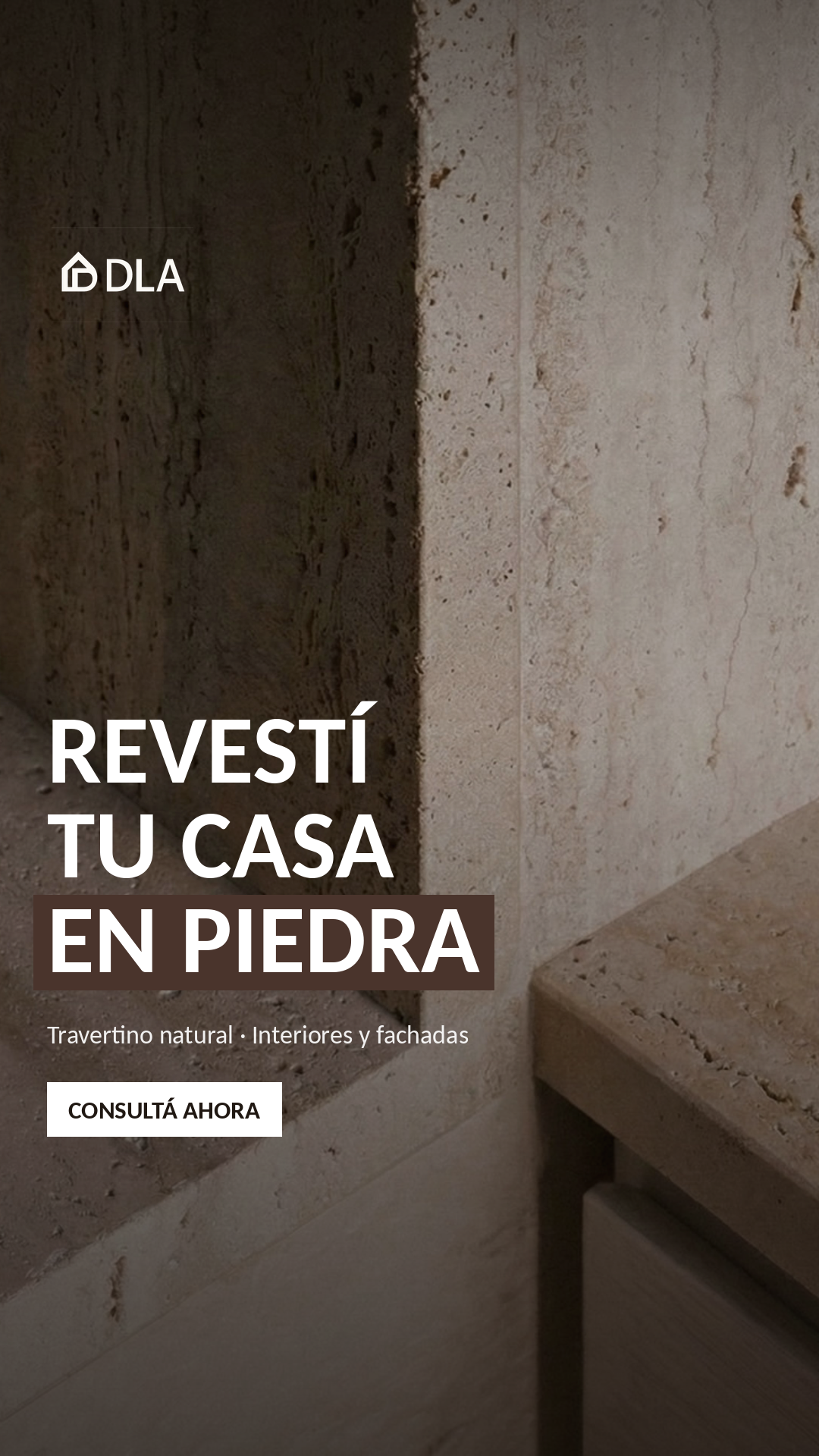 DLA Revestimientos Facebook ad: Travertino