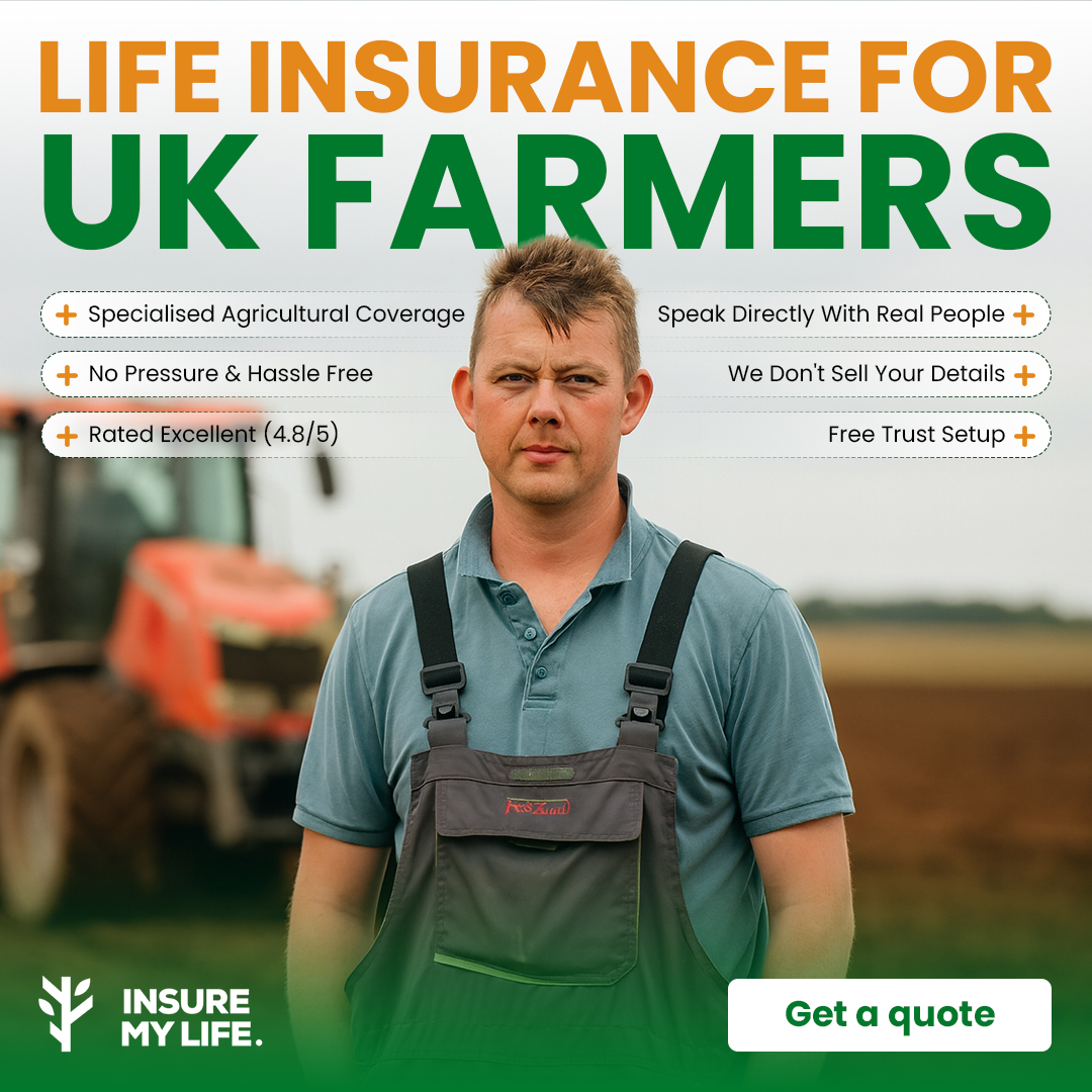 Insure My Life Facebook ad: Life Insurance For Farmers