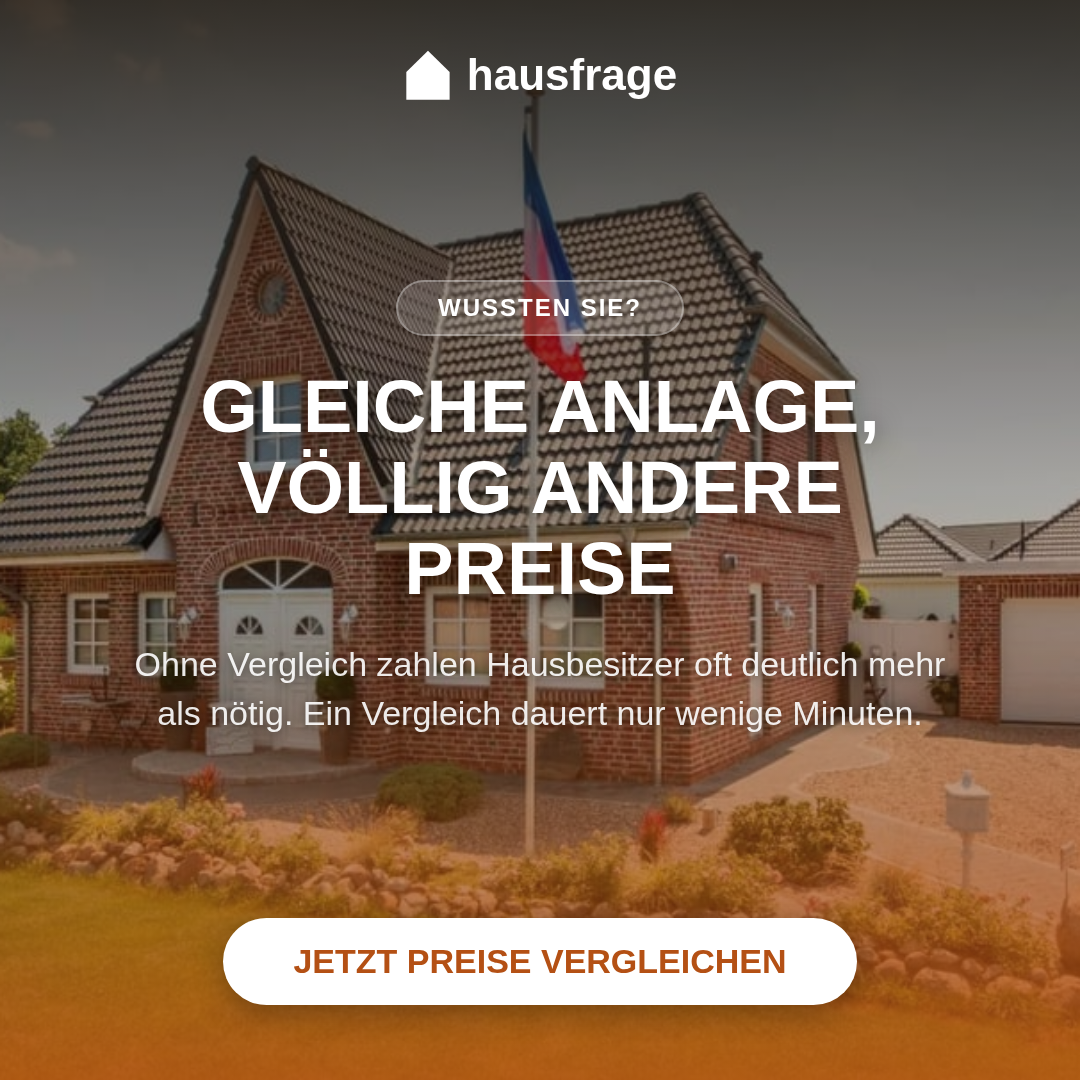 Hausfrage Facebook ad