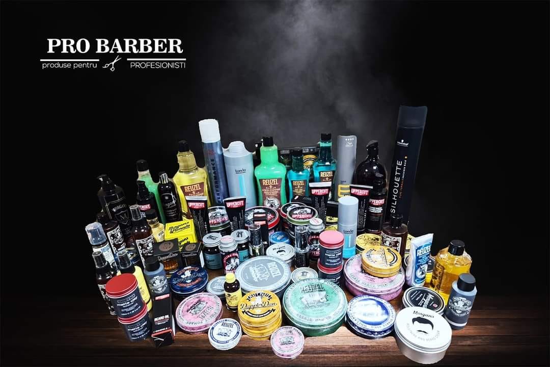 Pro Barber Facebook ad: Pomada Ceara de par Sampon Ulei de barba…