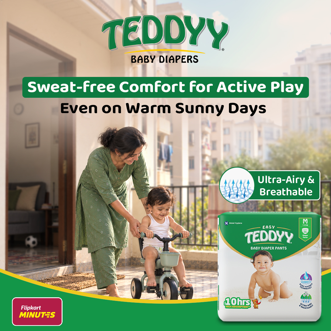 Teddyy Facebook ad: Upto 45% Off on Teddyy Baby Diapers