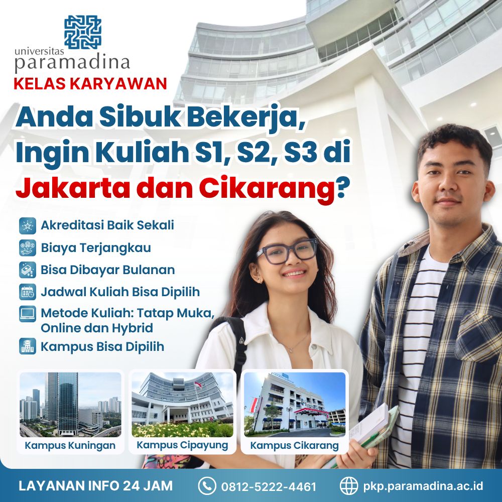 Kelas Paralel Universitas Paramadina Facebook ad