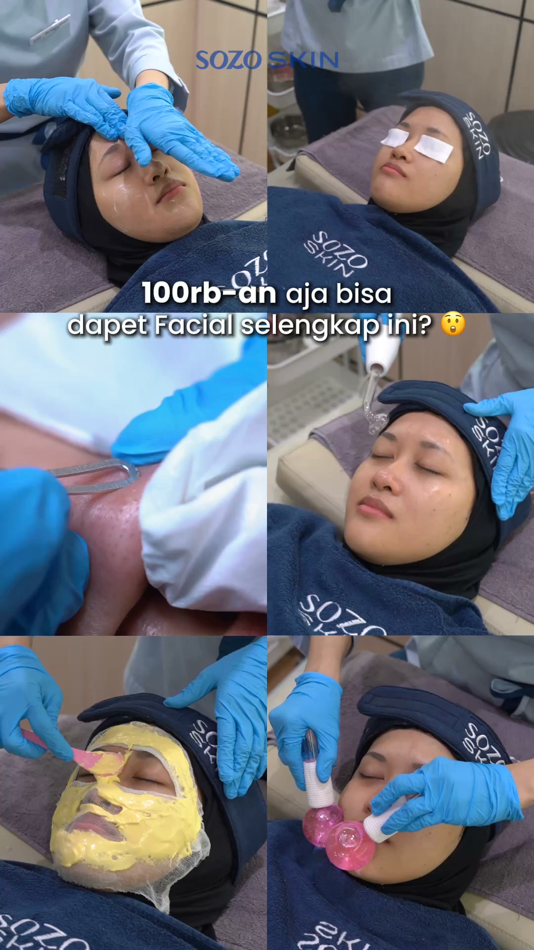 Sozo Skin Clinic Facebook ad: Promo Skinbright Facial 199k