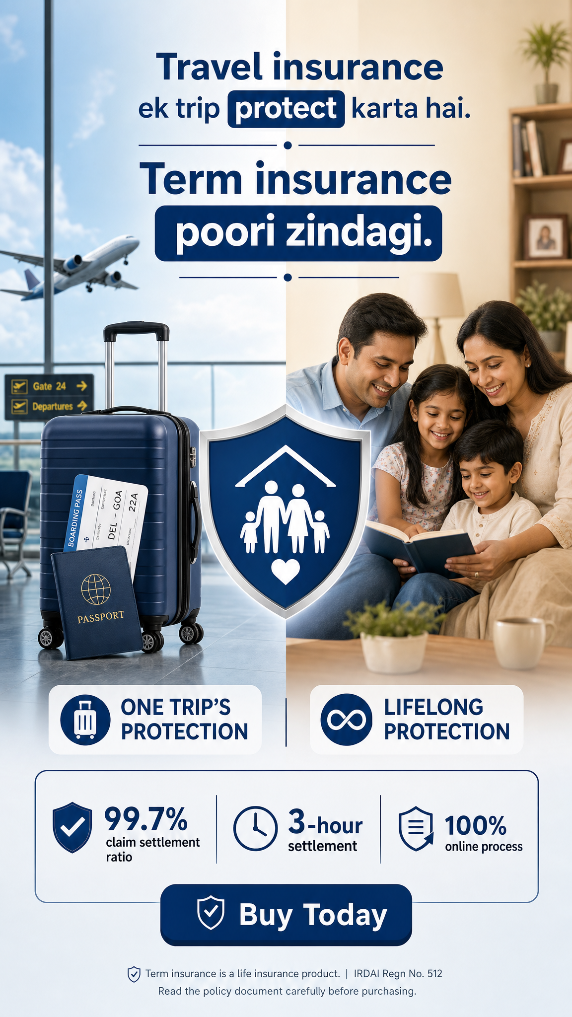 Best Term Insurance  Facebook ad