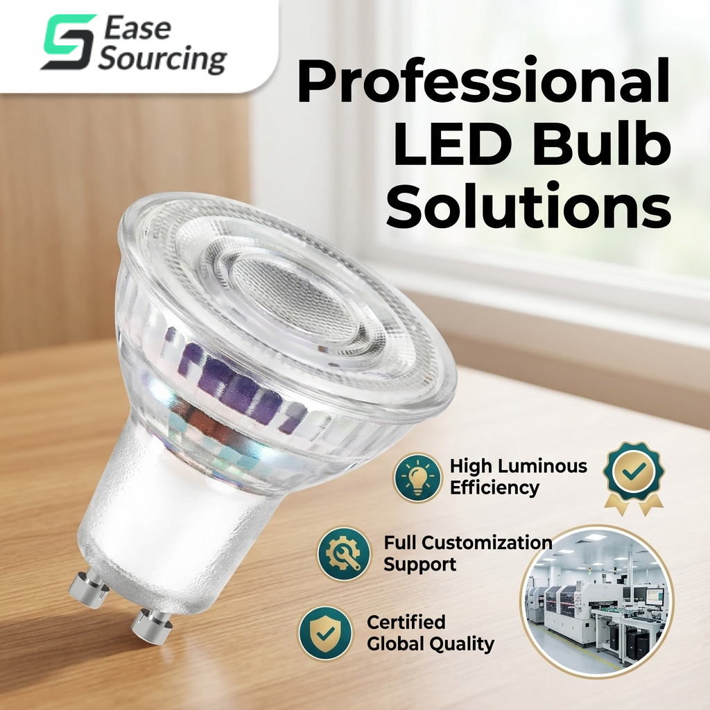 Easesourcing-Service Facebook ad: Factory-Direct LED Bulbs for Bulk Buyers