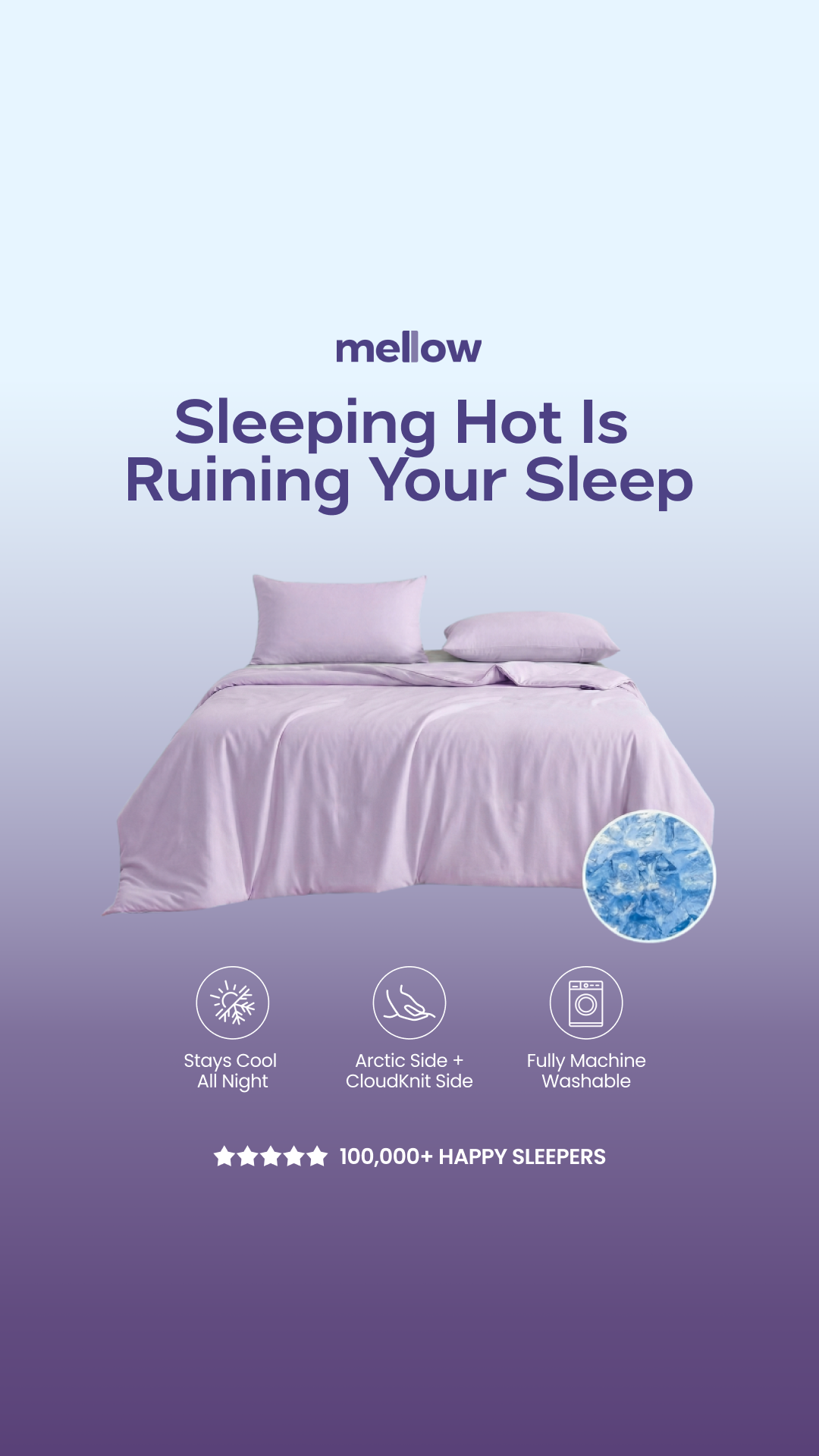 Mellow Sleep Facebook ad
