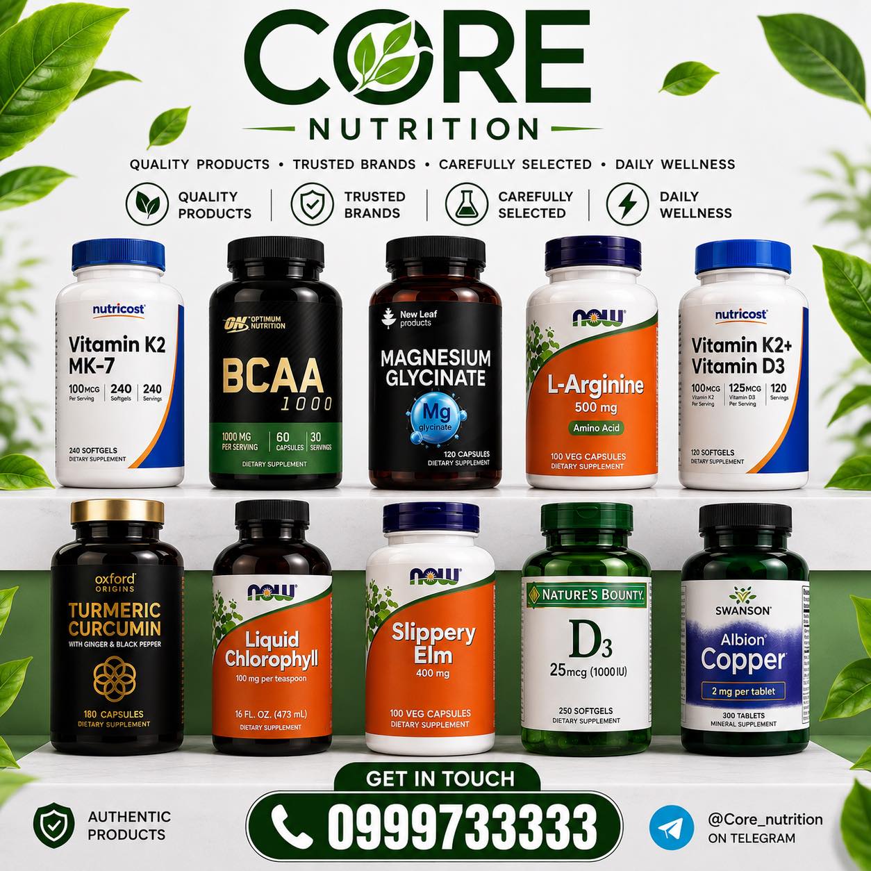 Core nutrition Facebook ad