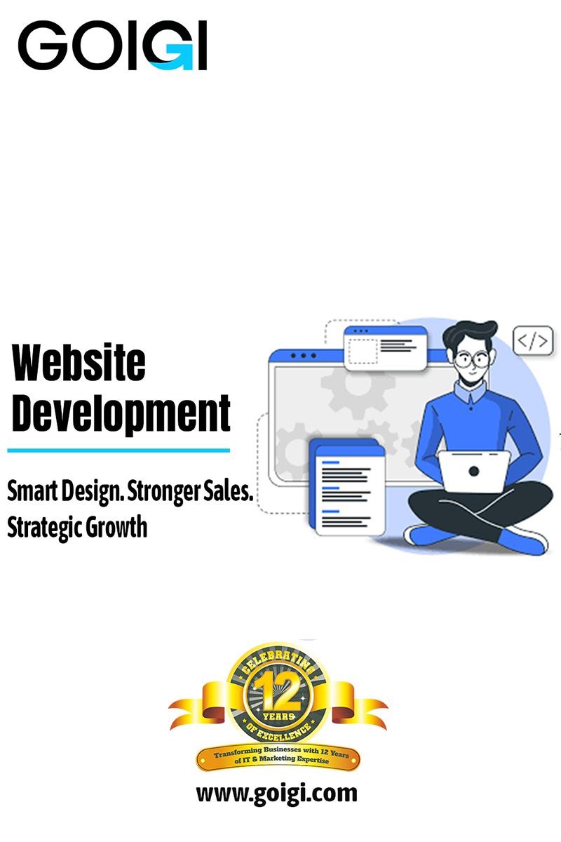 GOIGI Facebook ad: We don’t just build websites, we build intelligent…