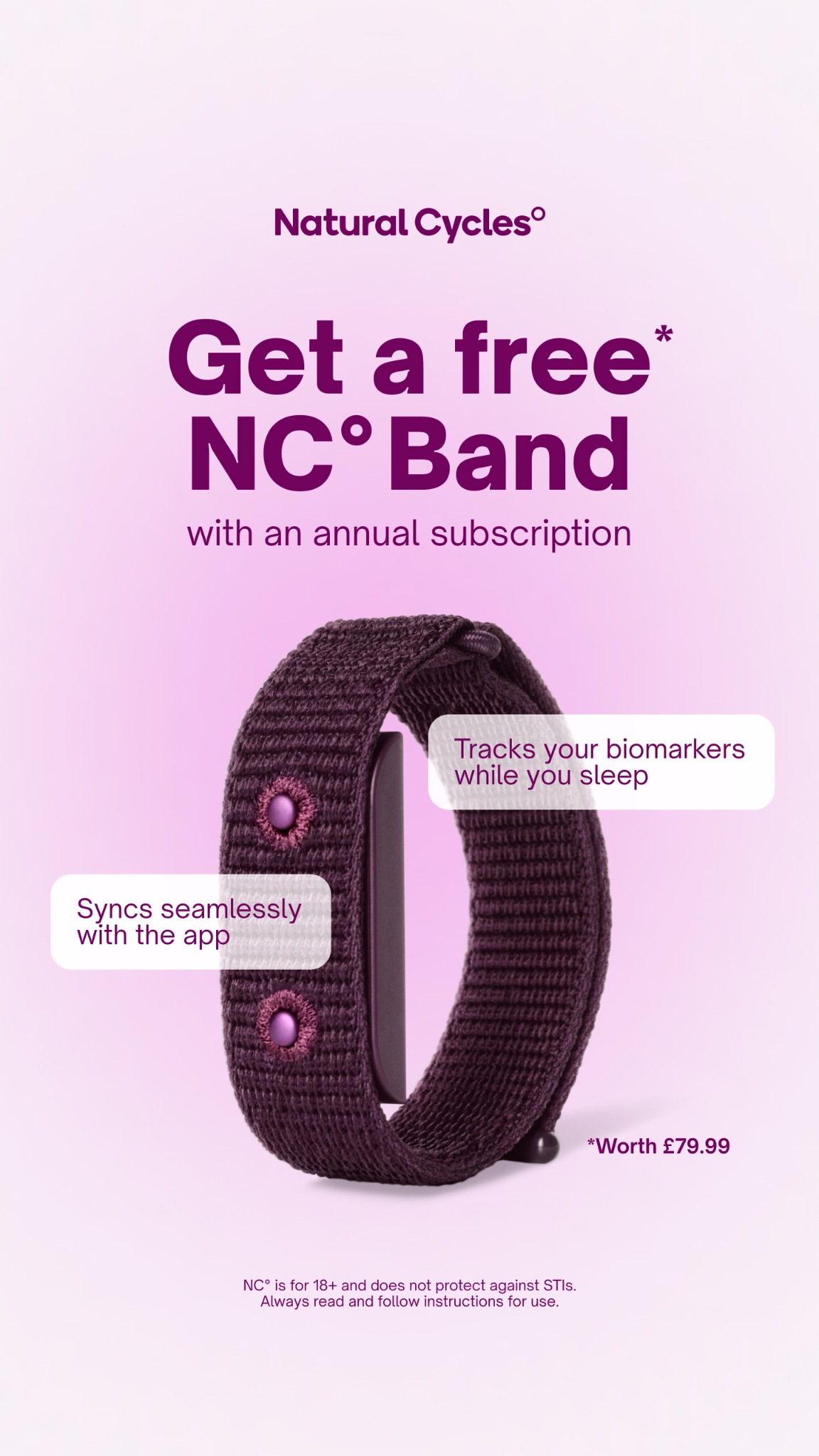 Natural Cycles Facebook ad