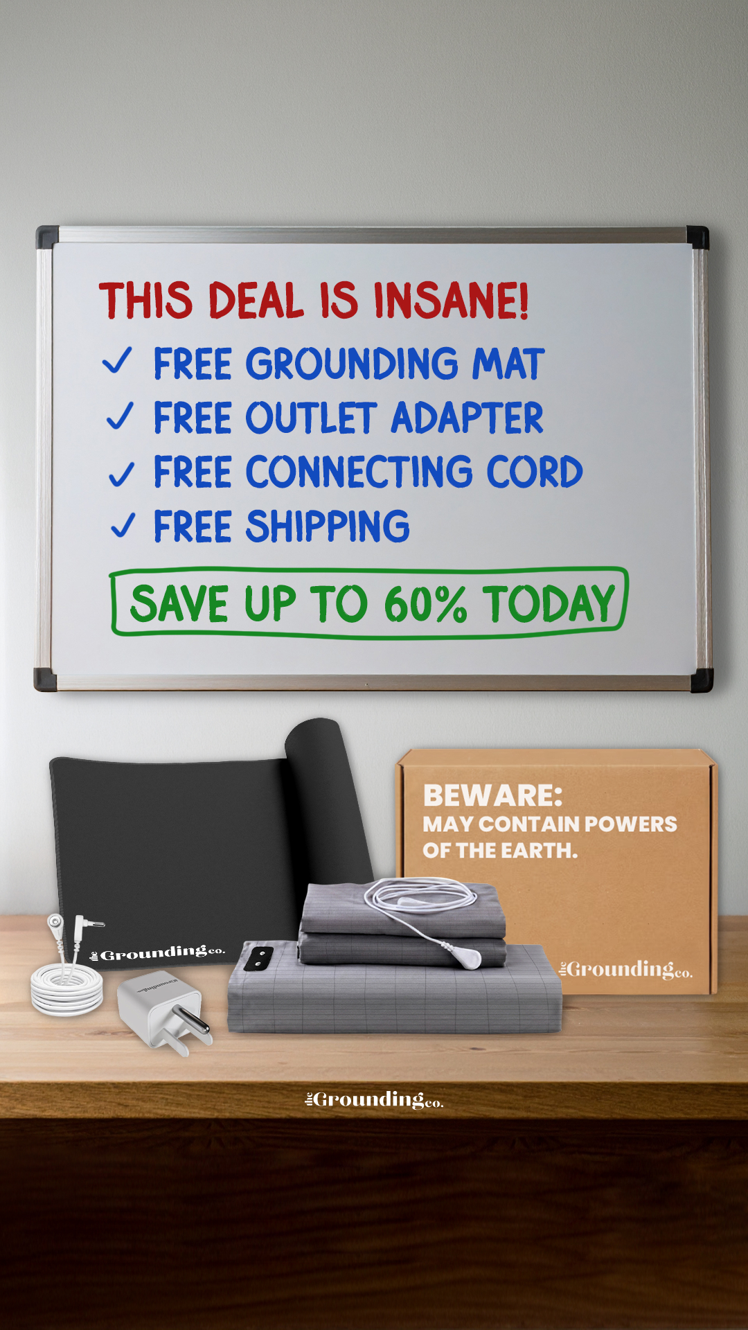 The Grounding Co Facebook ad