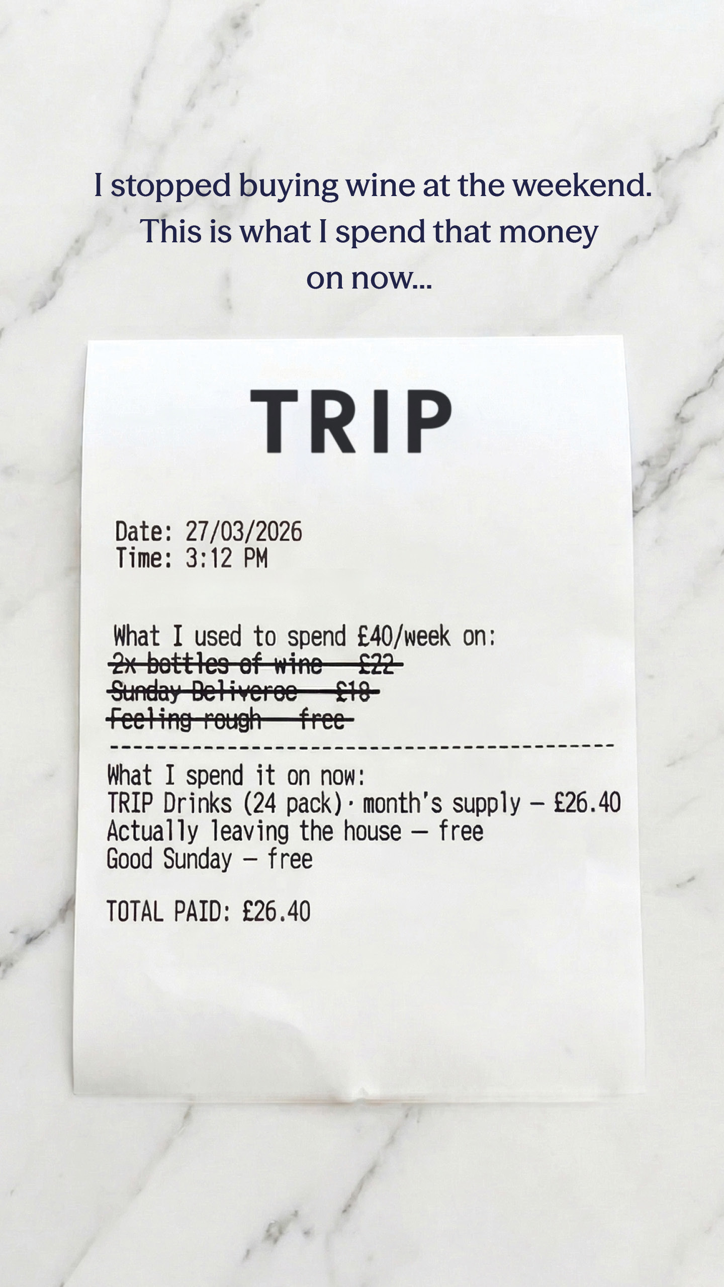 TRIP Facebook ad