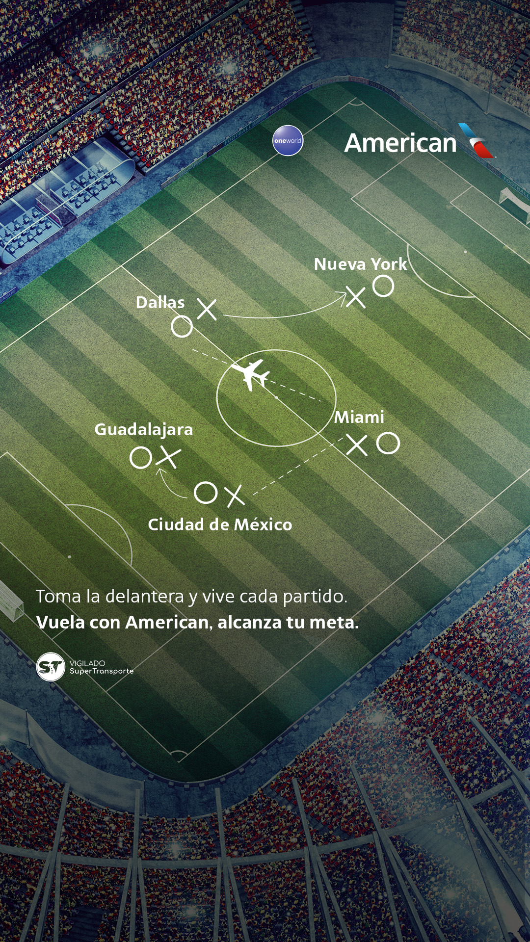 American Airlines Facebook ad