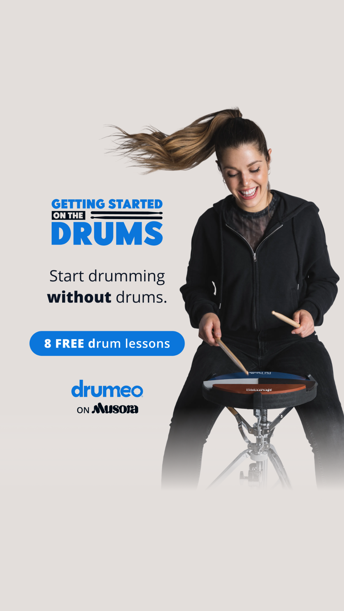 Drumeo Facebook ad