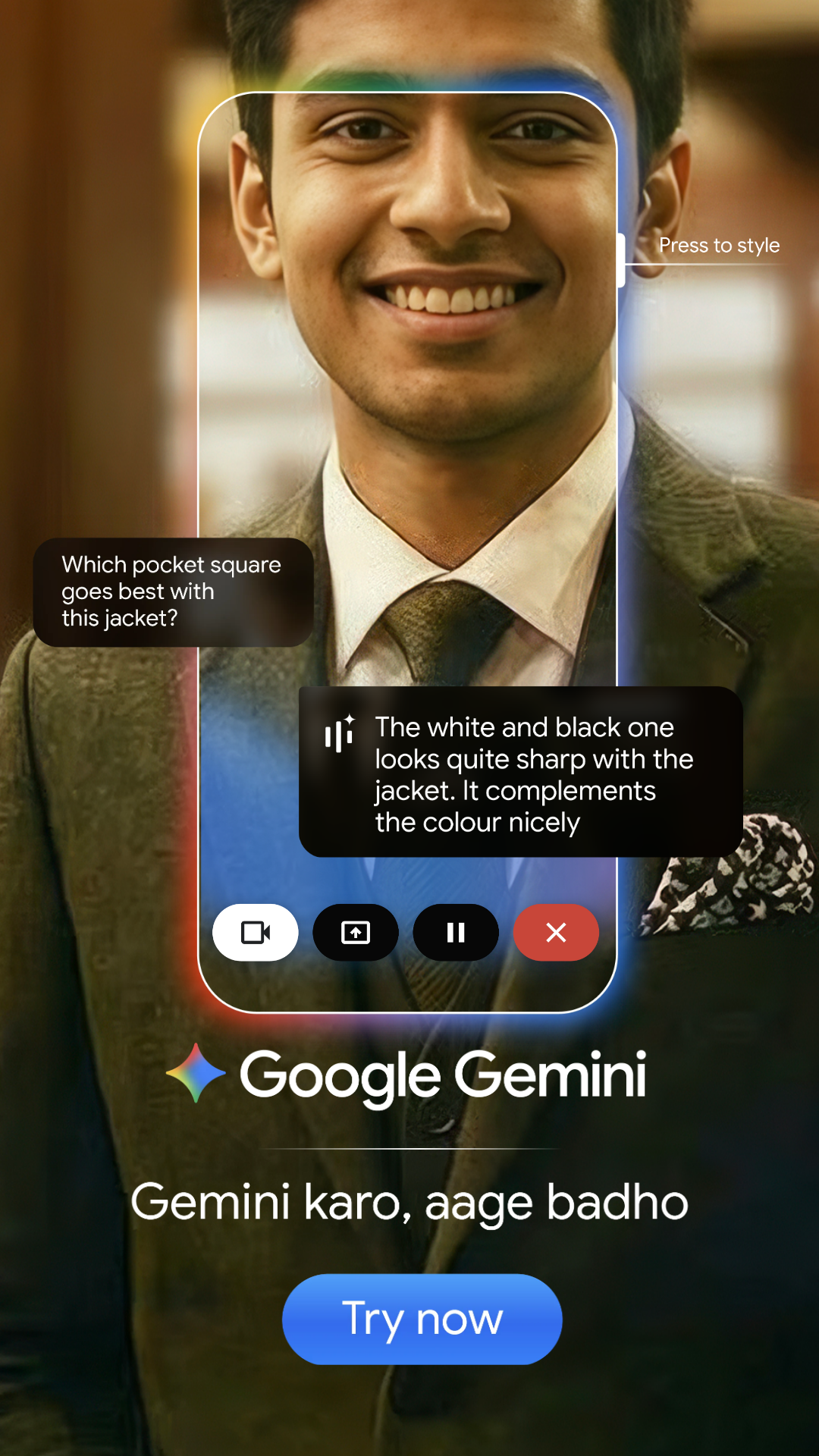 Google Facebook ad