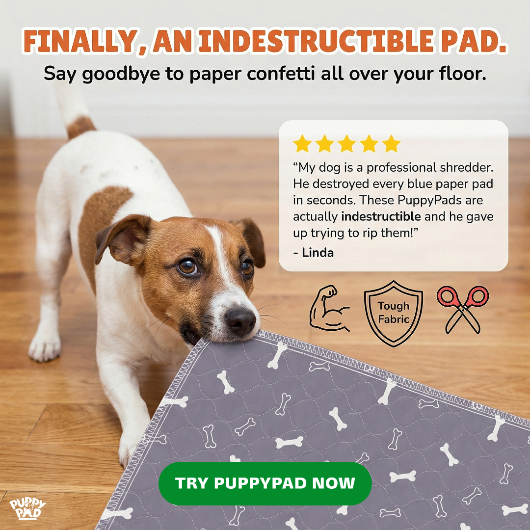 PuppyPad Facebook ad