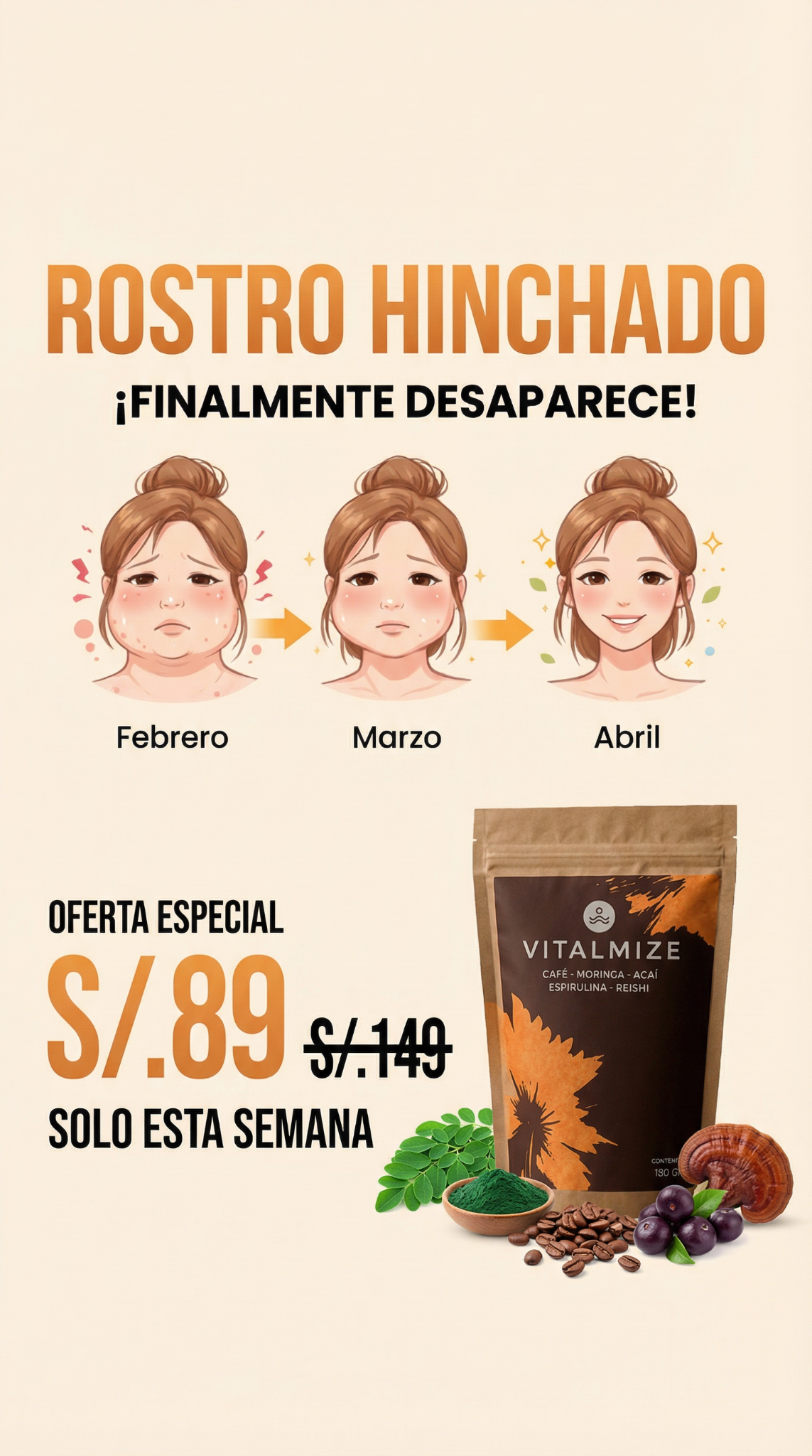 Vitalmize Perú Facebook ad