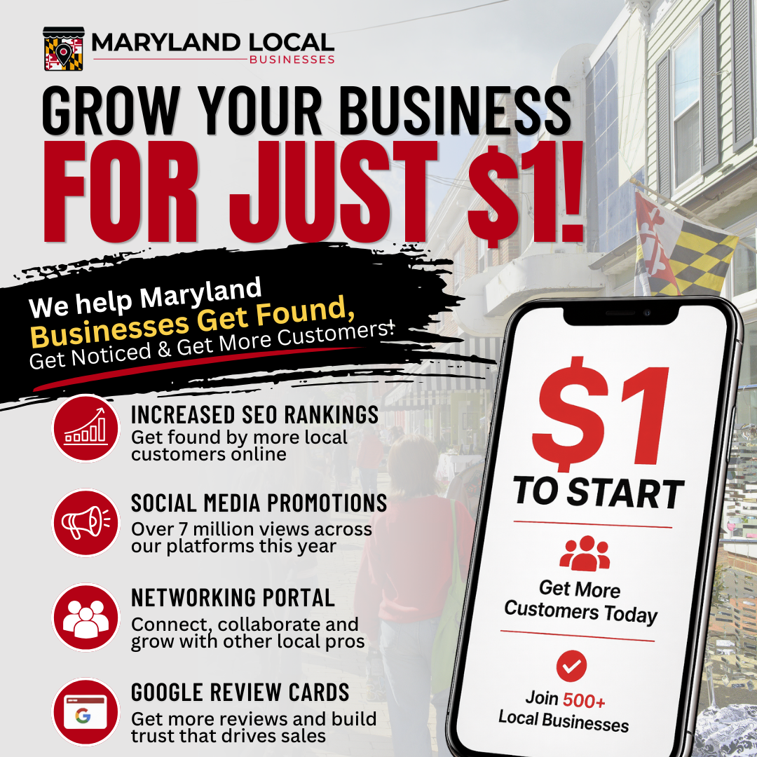 Maryland Local Businesses Facebook ad