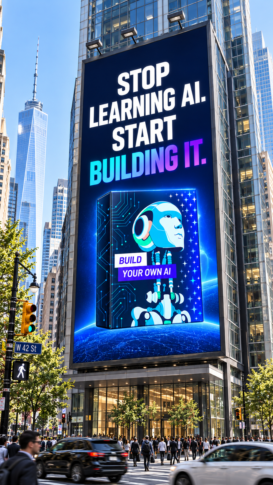 Zero To Mastery Facebook ad: Don’t Just Use AI. Build It.