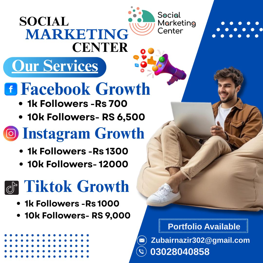 Social marketing center  Facebook ad