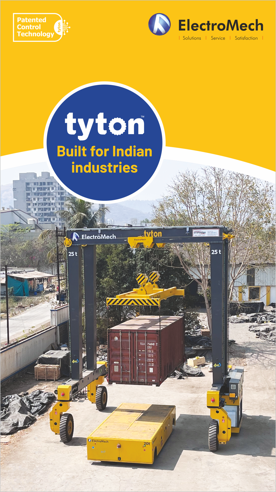 ElectroMech Facebook ad: India’s Own RTG Crane