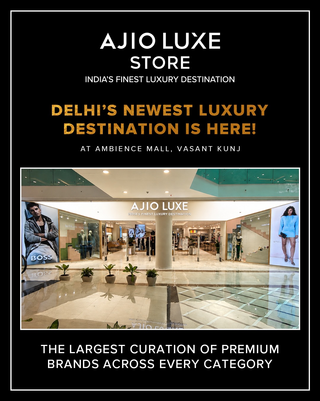 The White Crow Store Facebook ad: Delhi, discover a new destination for timeless luxury…