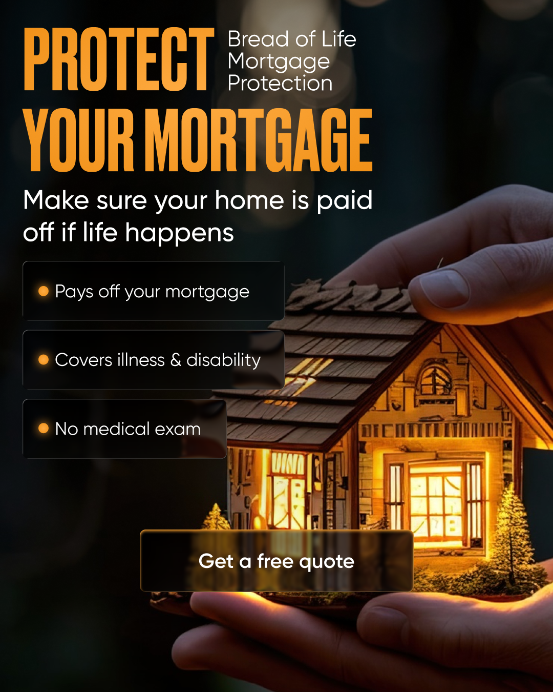 Bread Of Life Mortgage Protection Facebook ad