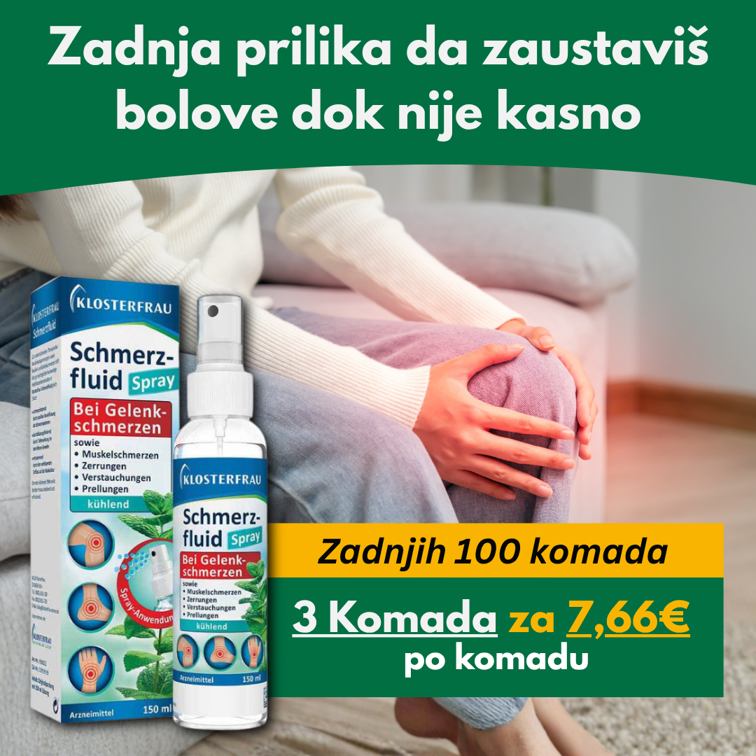 Bioproduct.hr Facebook ad: Zaustavi bol na vrijeme