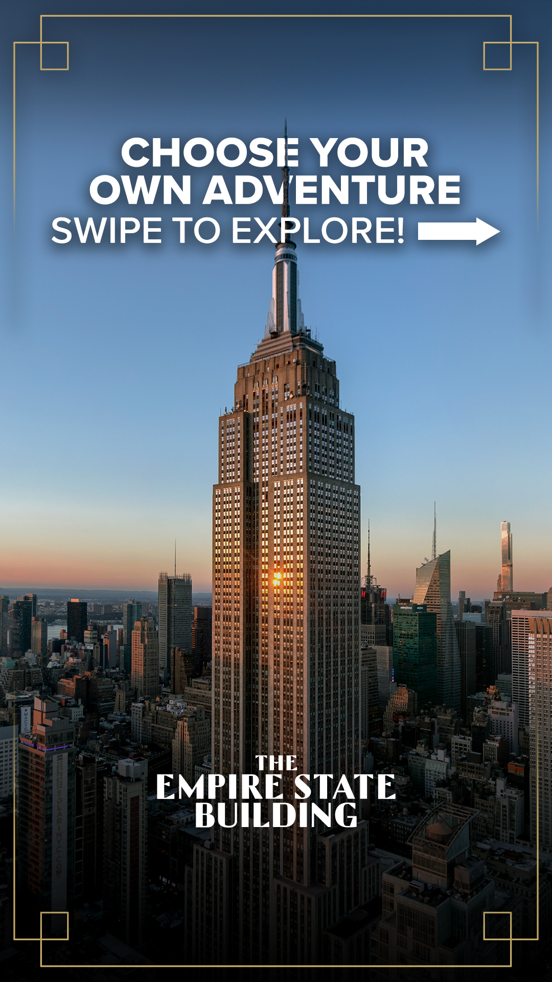 Empire State Building Facebook ad