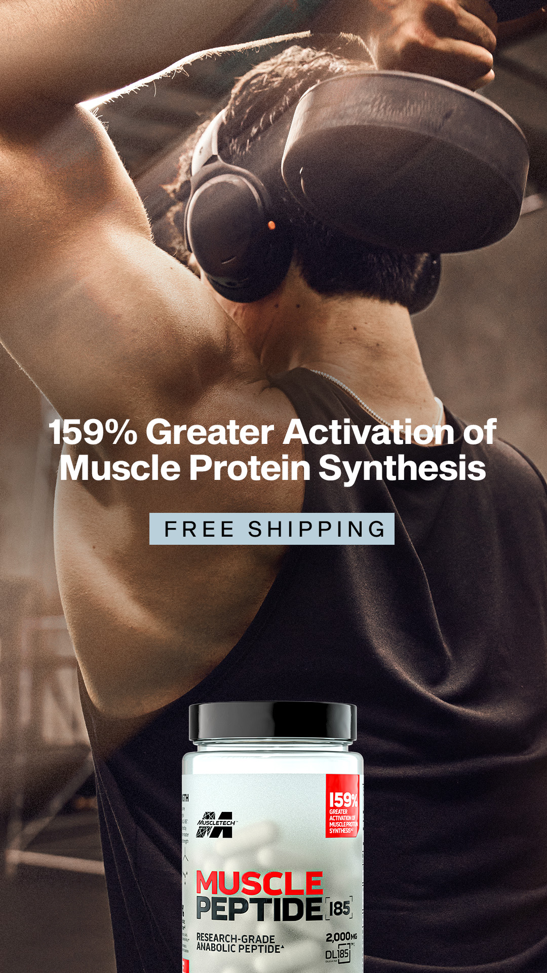 MuscleTech Facebook ad